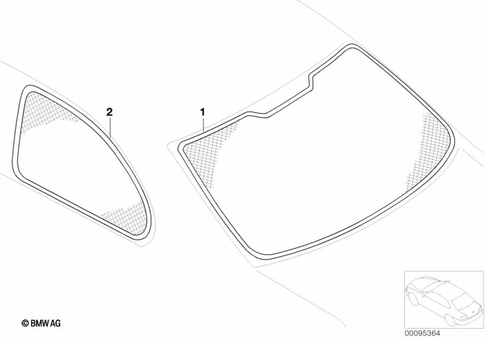 Interior Equipment Components for 2005 BMW X5 3.0i #54
