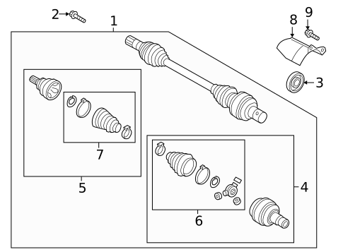 Drive Axles for 2022 Audi Q3 #1