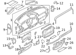 PC3Z2604320AB - Body: Instrument Panel for Ford Image