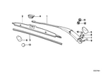 61618355052 - : Wiper Blade for BMW Image