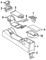 EZ82KQ8 - Body: Console for Dodge: Monaco Image