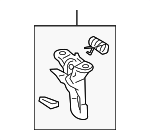 5355048031 - Body: Safety Catch for Lexus Image