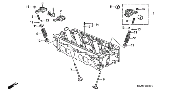 Valve - Rocker Arm (VTEC) for 2005 Honda Civic #0