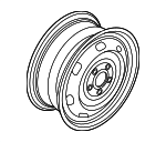 5Q0601027R03C - Suspension: Spare Wheel for Volkswagen Image
