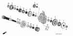 23220PL5J10 - Transmission - Automatic: COUNTERSHAFT for Acura Image