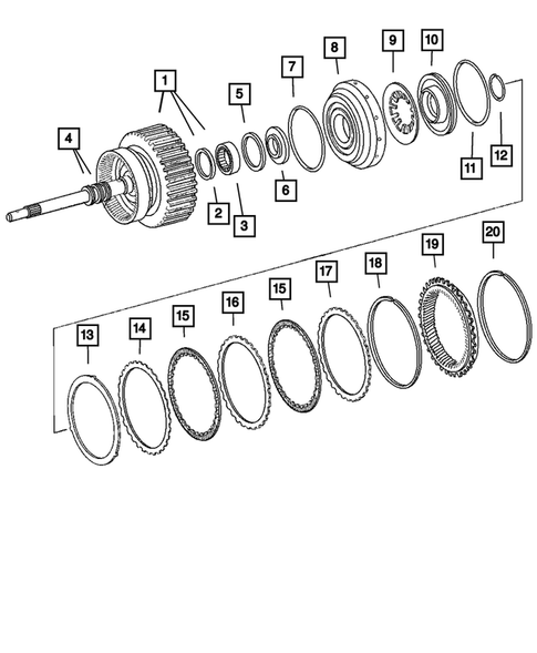 Gear Train for 2003 Dodge Sprinter 3500 #0