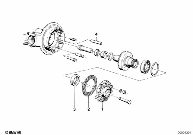 33112311097 - Rear Axle, Rear-Wheel Drive, Suspension: Gasket Asbestos Free -  for BMW-Motorrad Image