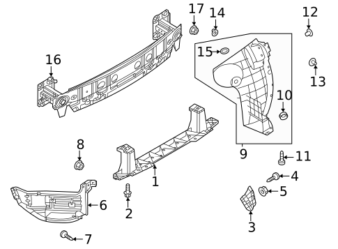 Bumper & Components - Rear for 2023 Mazda MX-30 EV #0
