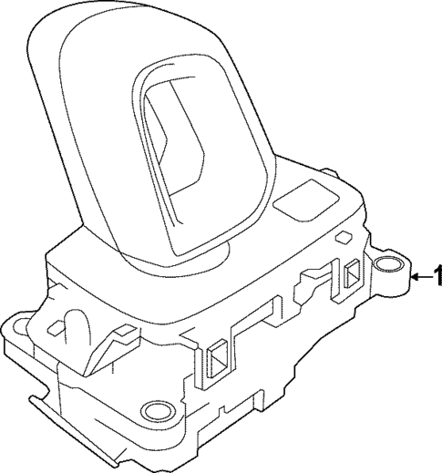 Gear Shift Control for 2023 Volvo V90 Cross Country #0