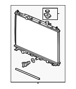 19010R8AA51 - Cooling System: Radiator Assembly for Acura Image