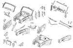 1286200018 - : Reinforcement Frame for Mercedes-Benz Image