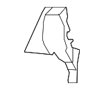 5191352AB - : Duct for Chrysler: 200, Sebring | Dodge: Avenger, Caliber | Jeep: Compass, Patriot Image