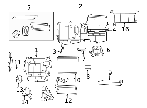 HVAC Case for 2010 Dodge Avenger #0