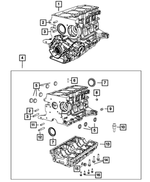 6510528AA - 1.4LTurbo; Engine: Double Ended Stud, Mounting for Mopar Image