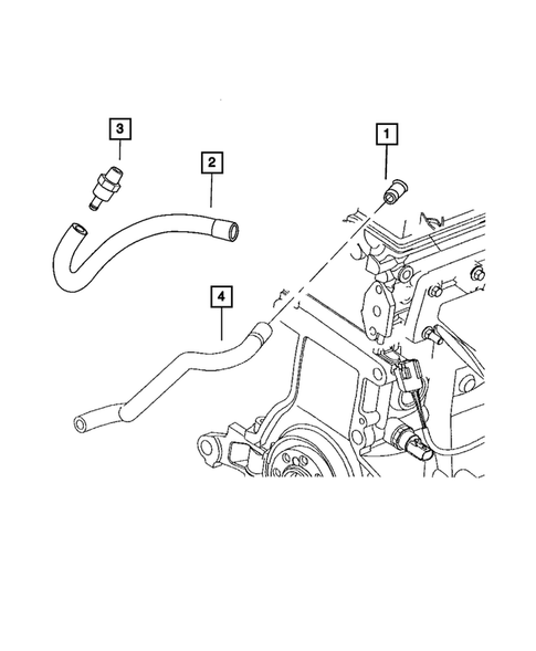 Crankcase Ventilation for 2009 Chrysler PT Cruiser #0
