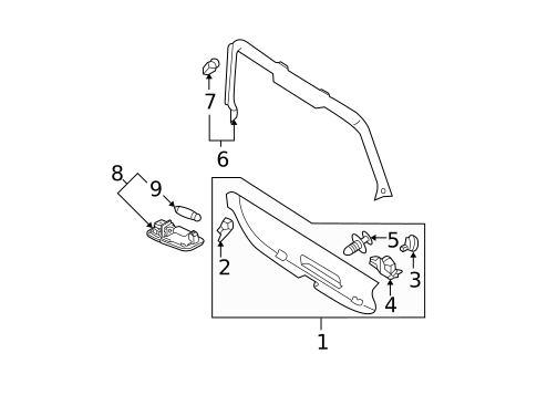 Interior Trim for 2007 Audi A4 Quattro #0