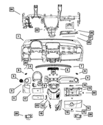 5VG901F2AE - : Instrument Panel Bezel for Mopar Image