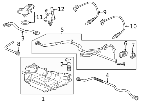 Switches, Solenoids & Actuators for 2025 Chevrolet Traverse #0