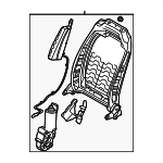 88410L1300 - Body: Seat Back Frame for Hyundai Image