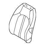 88460L1020VSM - : Seat Back Cover for Hyundai Image