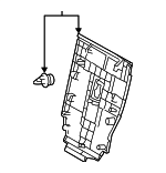 717020E010 - Body: Seat Back Panel for Toyota: Highlander Image