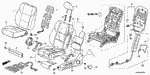 81291TA0A01 - Interior/Bumper: CLIP for Acura Image