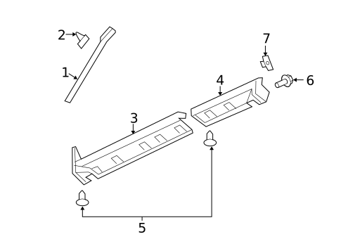 Exterior Moldings for 2015 Jeep Compass #0