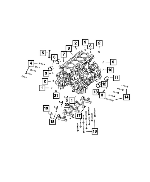 Cylinder Block for 2025 Jeep Grand Cherokee #1