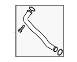 254602G201 - Cooling System: Water Pipe for Kia: Forte, Forte Koup, Optima, Sorento, Sportage Image
