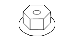 9008017225 - Suspension: Strut Mount Nut for Toyota Image