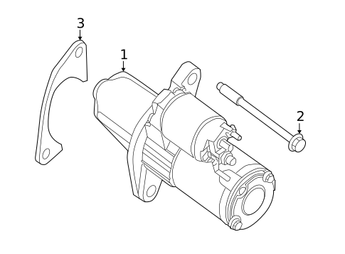 Starter for 2024 Nissan Murano #0
