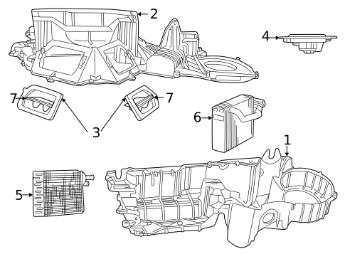HVAC Case for 2004 Dodge Dakota #0