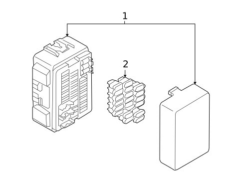 Fuse & Relay for 2009 Mazda CX-9 #1