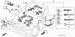 30531P5A000 - Engine: SUB-WIRE, KNOCK SENSOR for Acura Image