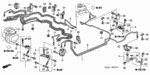 46330S0KA00 - Chassis: PIPE C, BRAKE for Acura Image