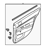 MR638845 - : Door Trim Panel for Mitsubishi: Lancer Image