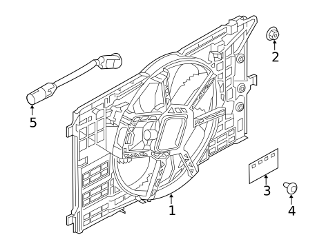 Cooling Fan for 2020 INFINITI QX50 #0