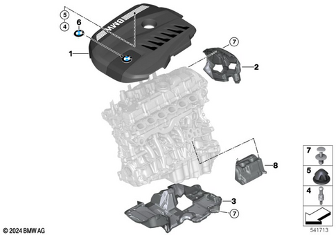Engine Acoustics for 2024 BMW 540iX #0