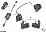 61317849410 - Vehicle Electrical System: Switch, Mf Steering Wheel, M-Sport for BMW Image
