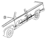 15603679 - Body: Stripe Tape for Chevrolet: C1500, C2500, C3500, K1500 Pickup, K2500 Pickup, K3500 Pickup | GMC: C1500 Pickup, C2500 Pickup, C3500 Pickup, K1500 Pickup, K2500 Pickup, K3500 Pickup Image