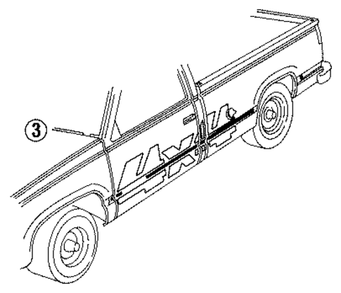 Stripe Tape for 1989 GMC K3500 Pickup #0
