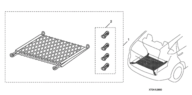 Cargo Net for 2016 Honda CR-V #0