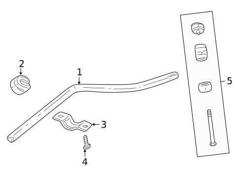 Stabilizer Bar & Components for 2003 Dodge Neon #0