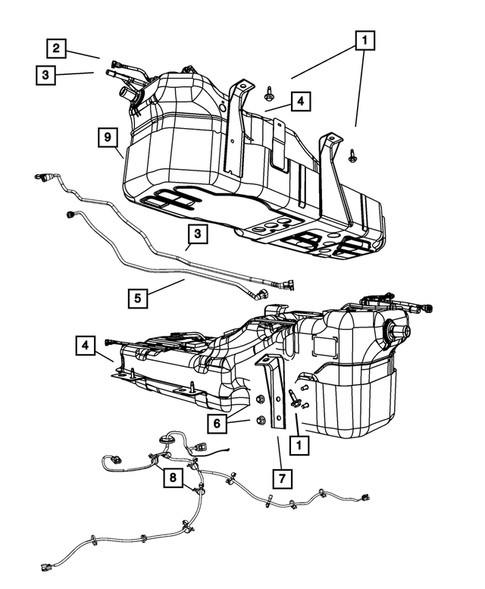 Fuel Tank for 2008 Dodge Nitro #0