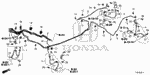 46330T2FA20 - Chassis: PIPE C, BRAKE for Honda Image
