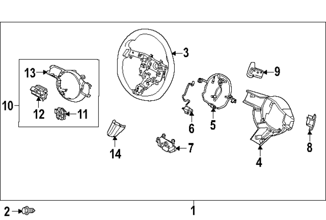 56100N9EC0NNB - : Steering Wheel for Hyundai Image