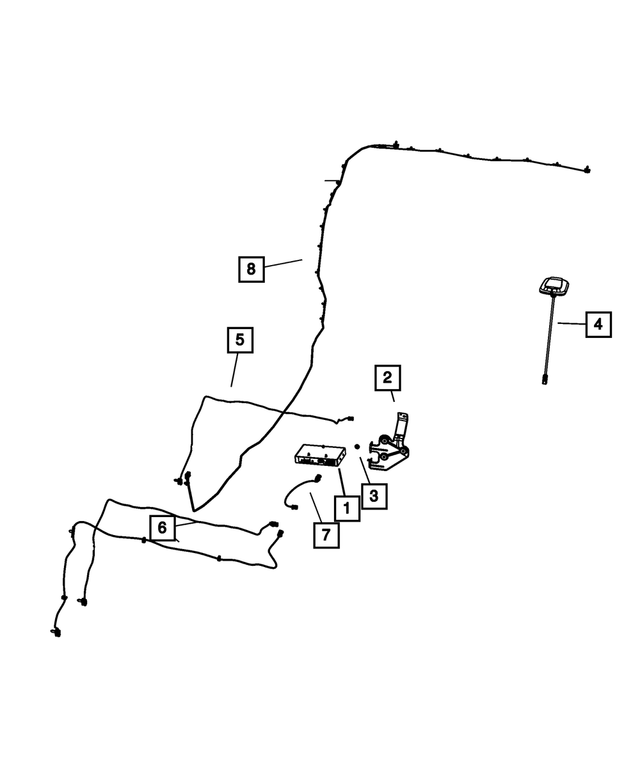 5064189AH - Electrical: Satellite Receiver for Mopar Image