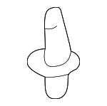 90467A0008 - Body: Bumper Cover Fastener for Scion: tC, xB | Toyota: 4Runner, Avalon, Camry, Celica, Corolla, FJ Cruiser, Highlander, Land Cruiser, Matrix, MR2 Spyder, Paseo, Prius, RAV4, Sequoia, Sienna, Solara, Tacoma, Tercel, Tundra, Yaris Image