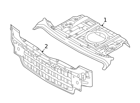 Rear Body for 2015 Hyundai Genesis #0