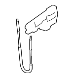 8T0837886B - Body: Support for Audi: A4, A4 Quattro, A5, A5 Quattro, allroad, Q5, RS5, S4, S5, SQ5 Image